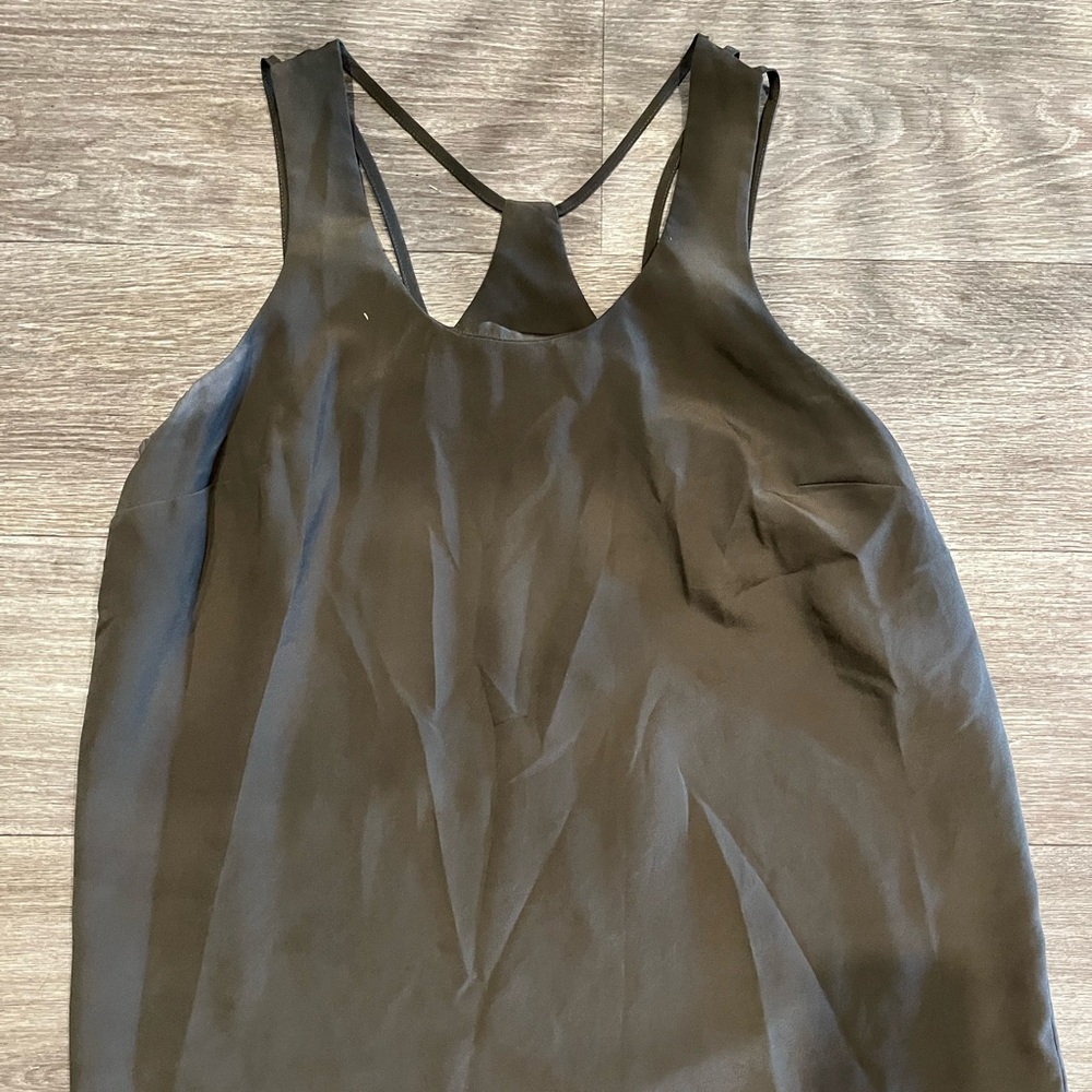 Army green Strappy top